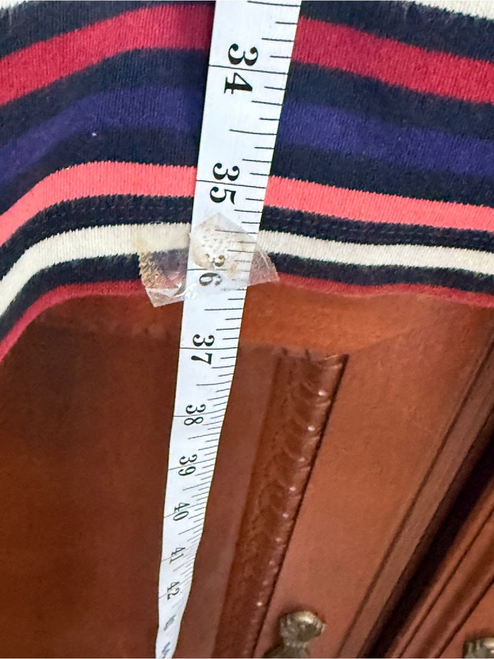 Brooks Brothers EUC Navy, Pink & white
Striped t shirt dress. 100% cotton
Sz LG - Picture 11 of 11